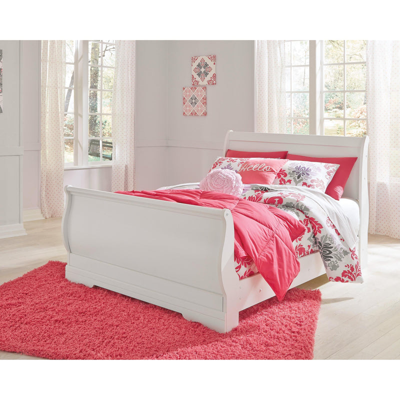 Signature Design by Ashley Anarasia B129B13 6 pc Full Sleigh Bedroom Set IMAGE 2