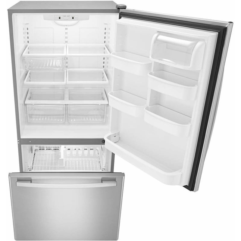 Amana 33in 22cu.ft. Bottom Mount Freezer Refrigerator ABB2224BRM IMAGE 2