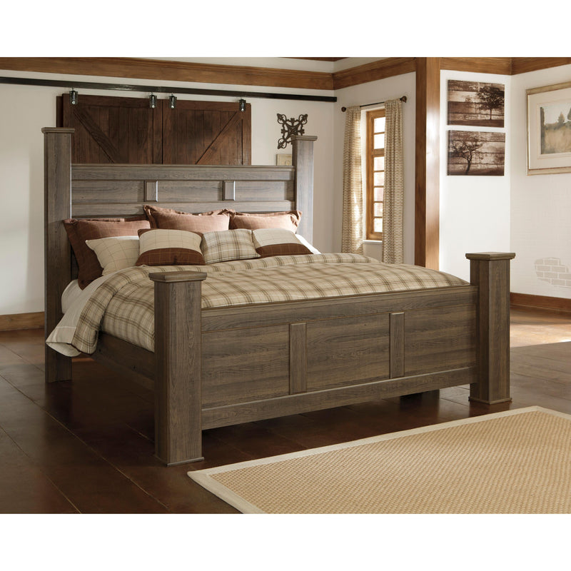 Signature Design by Ashley Juararo B251 6 pc King Poster Bedroom Set IMAGE 2