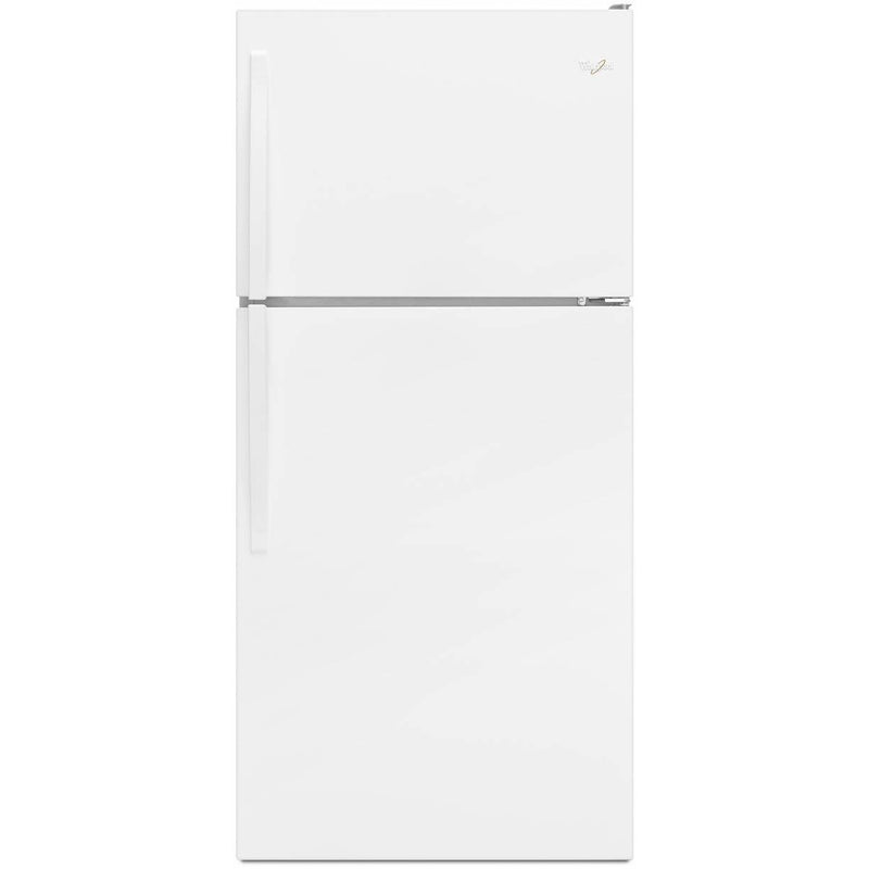 Whirlpool 30-inch, 18.2 cu.ft. Freestanding Top Freezer Refrigerator with Flexi-Slide™ Bin WRT318FZDW IMAGE 1