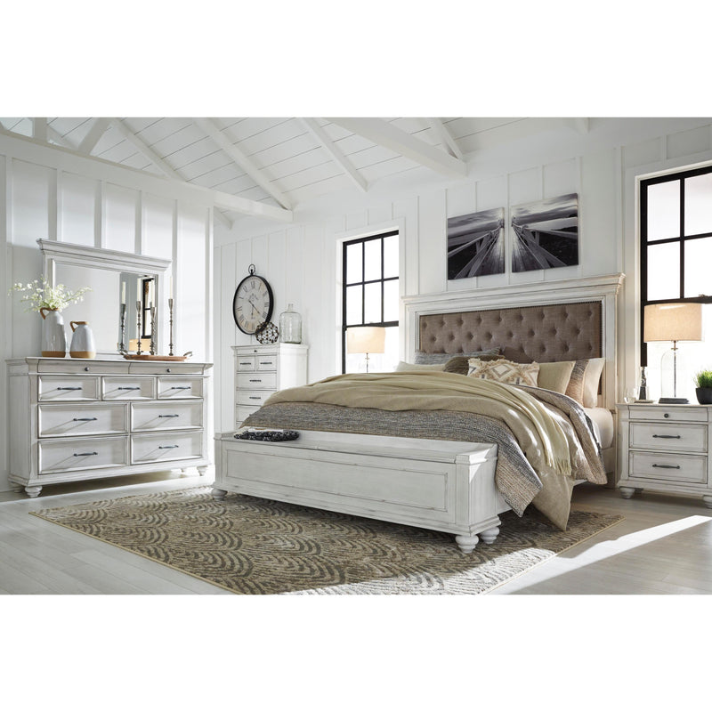 Benchcraft Kanwyn B777 8 pc Queen Upholstered Panel Bedroom Set IMAGE 1