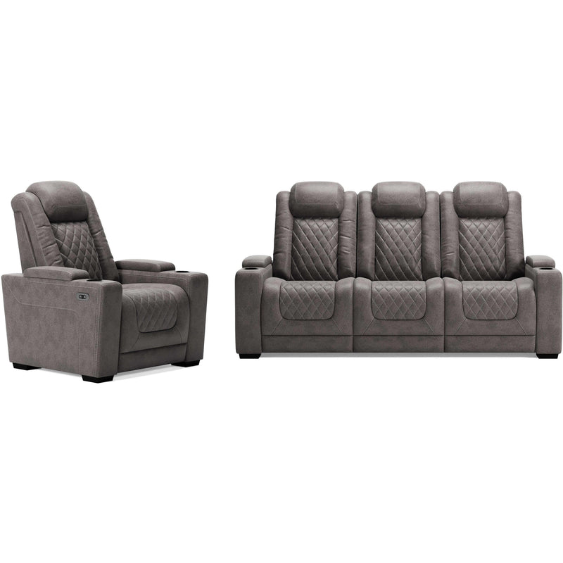 Signature Design by Ashley HyllMont 93003U1 2 pc Power Reclining Living Room Set IMAGE 2