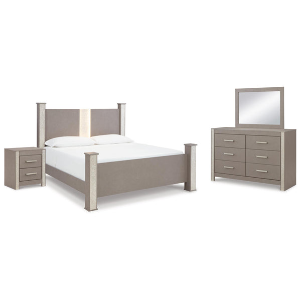  Signature Design by Ashley Surancha B1145B11 7 pc Queen Poster Bedroom Set IMAGE 1