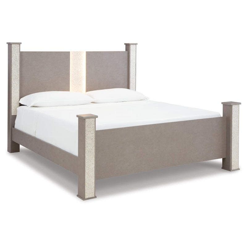  Signature Design by Ashley Surancha B1145B16 8 pc King Poster Bedroom Set IMAGE 3