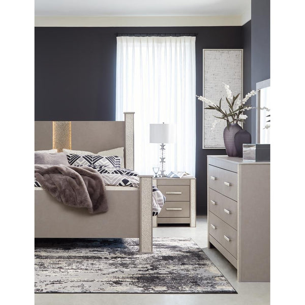  Signature Design by Ashley Surancha B1145B12 7 pc King Poster Bedroom Set IMAGE 1