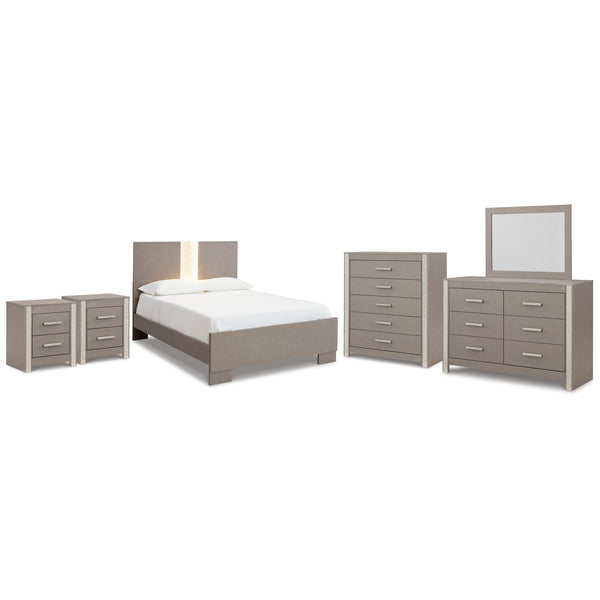  Signature Design by Ashley Surancha B1145B19 8 pc Queen Panel Bedroom Set IMAGE 1