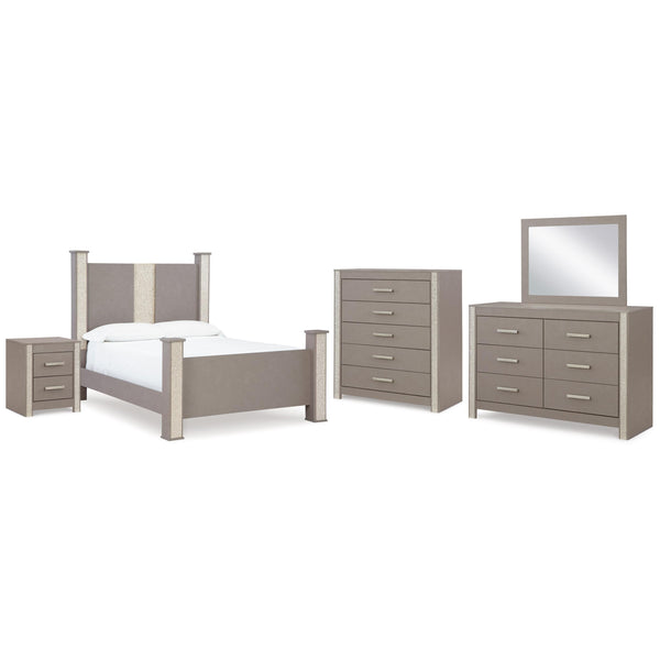  Signature Design by Ashley Surancha B1145B17 9 pc Queen Poster Bedroom Set IMAGE 1