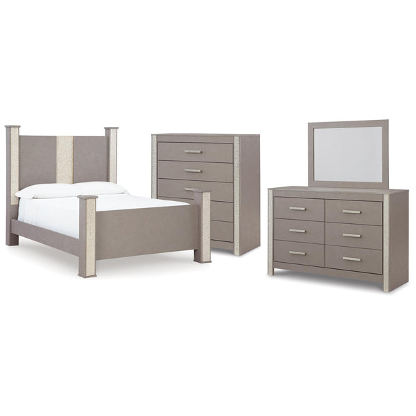  Signature Design by Ashley Surancha B1145B20 7 pc Queen Poster Bedroom Set IMAGE 1