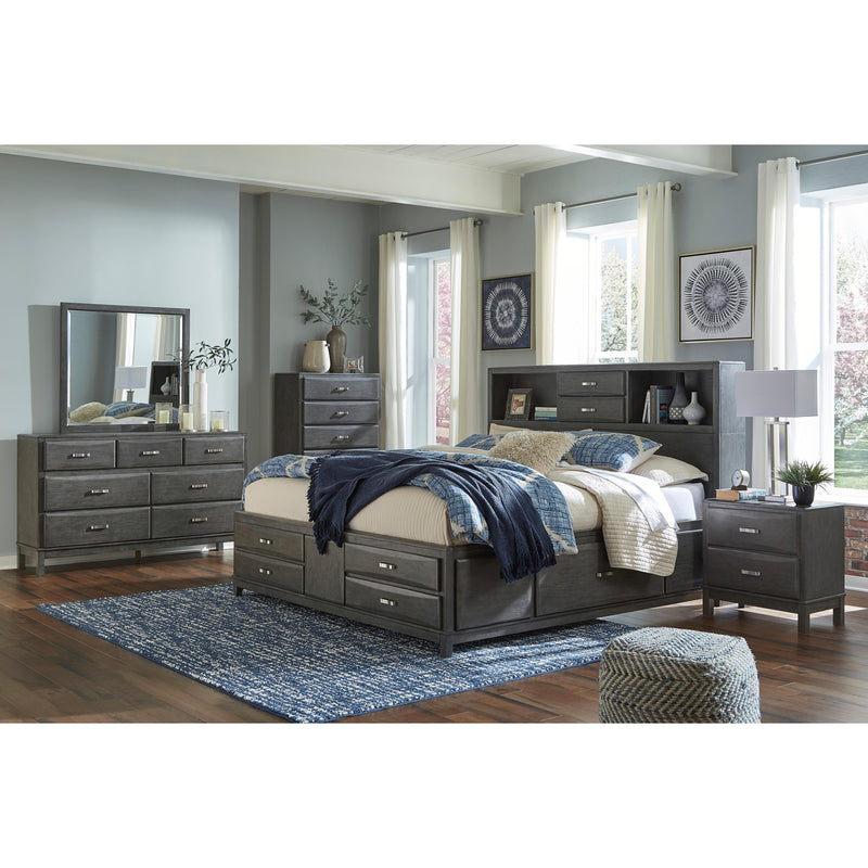  Signature Design by Ashley Caitbrook B476B15 6 pc Queen Bookcase Storage Bedroom Set IMAGE 1