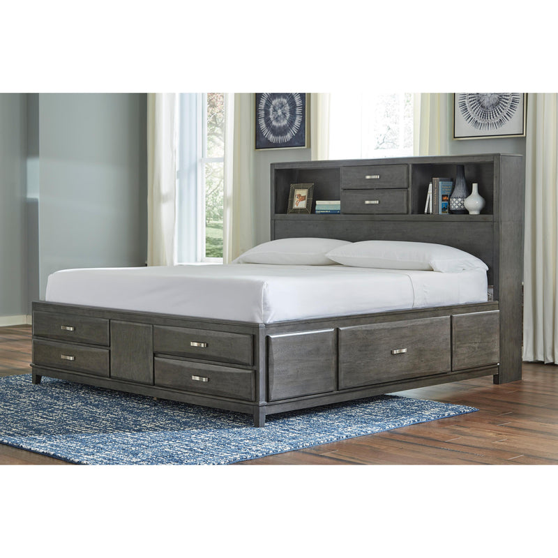  Signature Design by Ashley Caitbrook B476B15 6 pc Queen Bookcase Storage Bedroom Set IMAGE 2