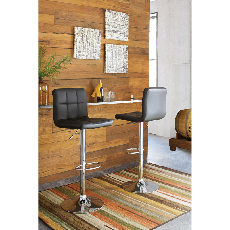 Signature Design by Ashley Bellatier Adjustable Height Stool Bellatier D120-130 (2 per package) IMAGE 5