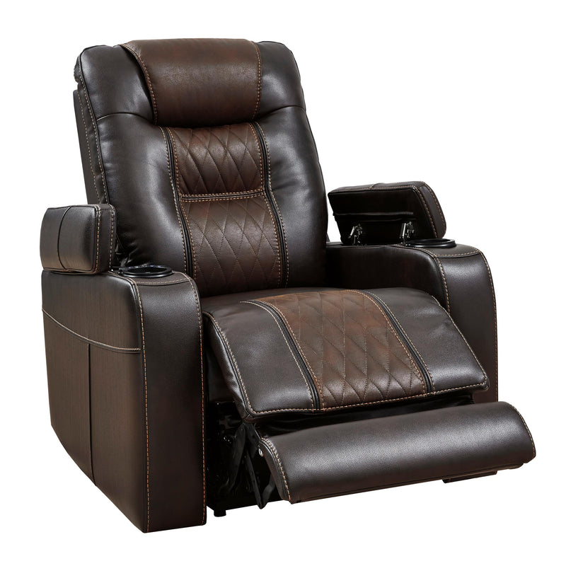 Signature Design by Ashley Composer Power Leather Look Recliner 2150713 IMAGE 3