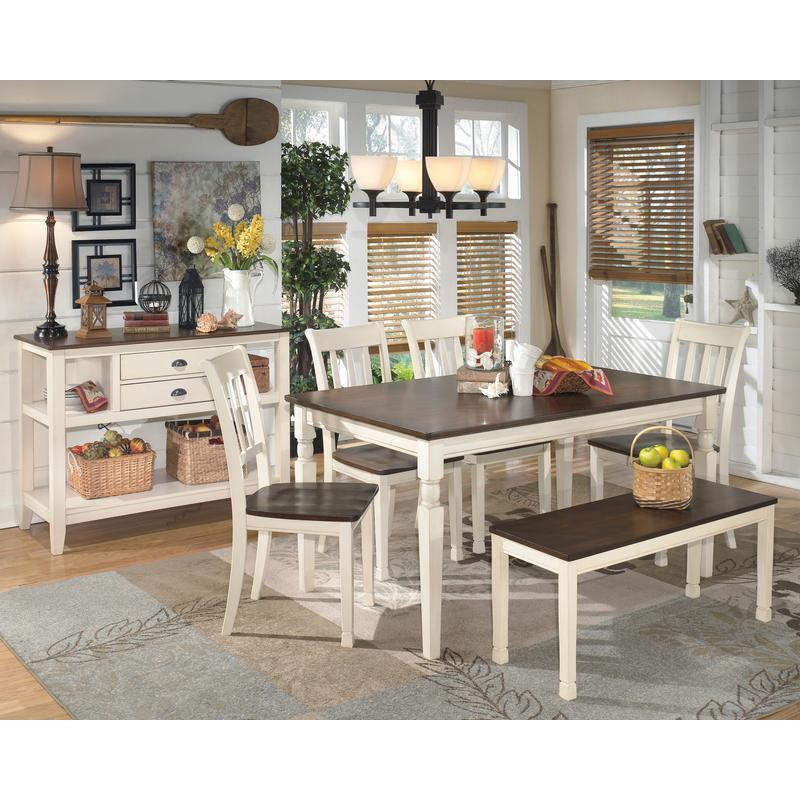 Signature Design by Ashley Whitesburg D583 7 pc Dining Set IMAGE 1