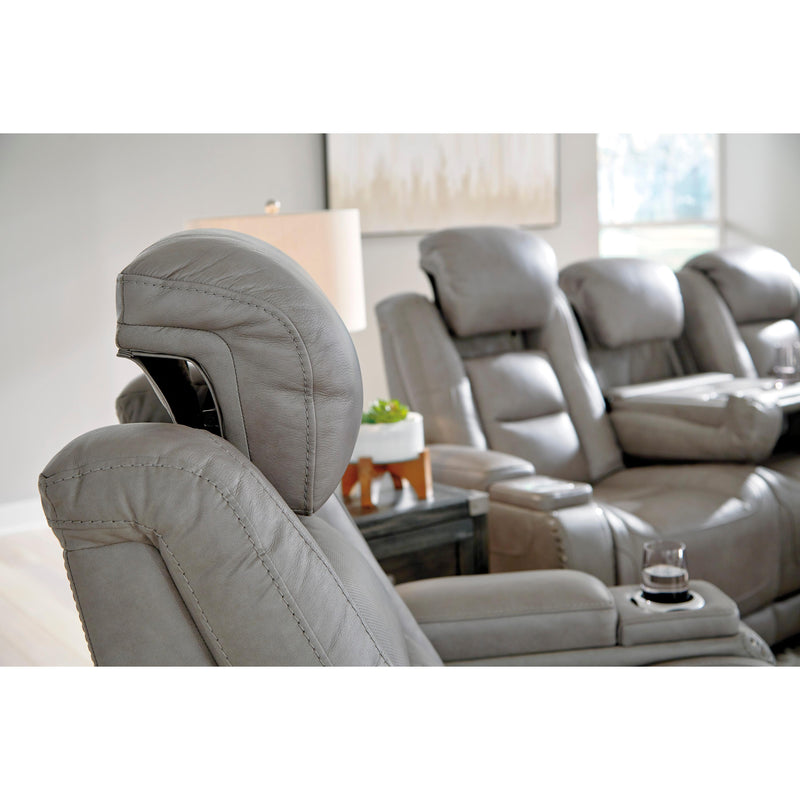 Signature Design by Ashley The Man-Den U8530513 Power Recliner with Adjustable Headrest IMAGE 12