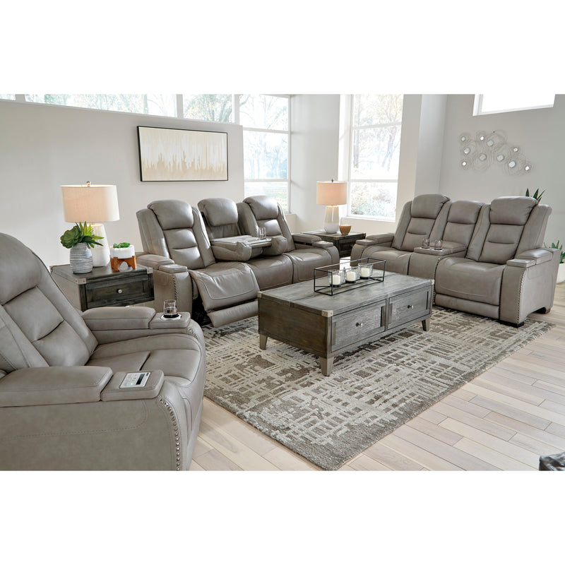 Signature Design by Ashley The Man-Den U8530513 Power Recliner with Adjustable Headrest IMAGE 17