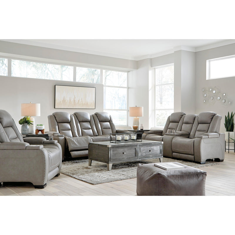 Signature Design by Ashley The Man-Den U8530513 Power Recliner with Adjustable Headrest IMAGE 18