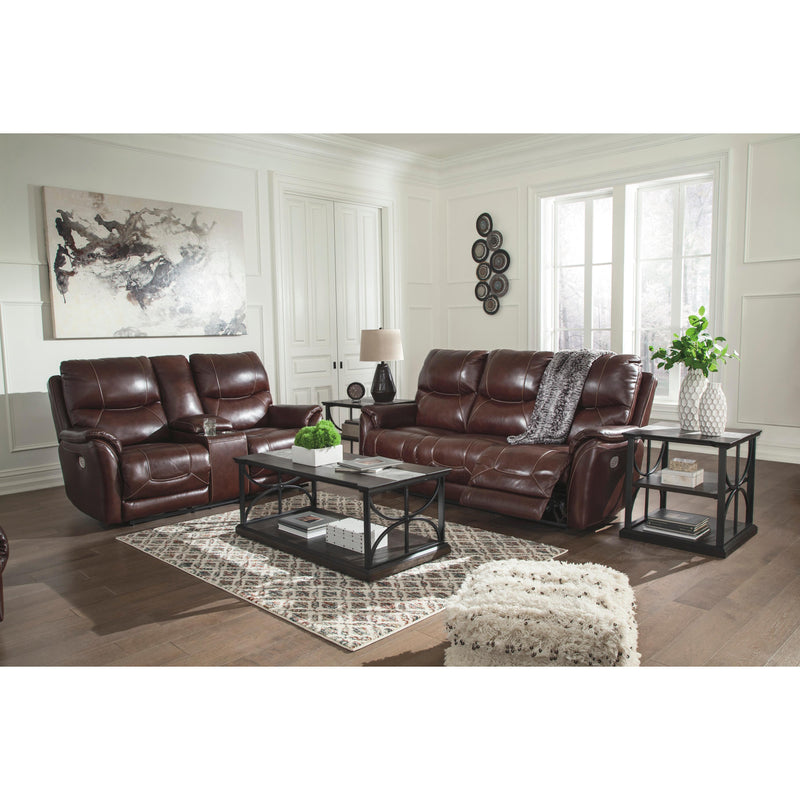 Signature Design by Ashley Dellington Power Reclining Leather Match Sofa U1150515 IMAGE 13