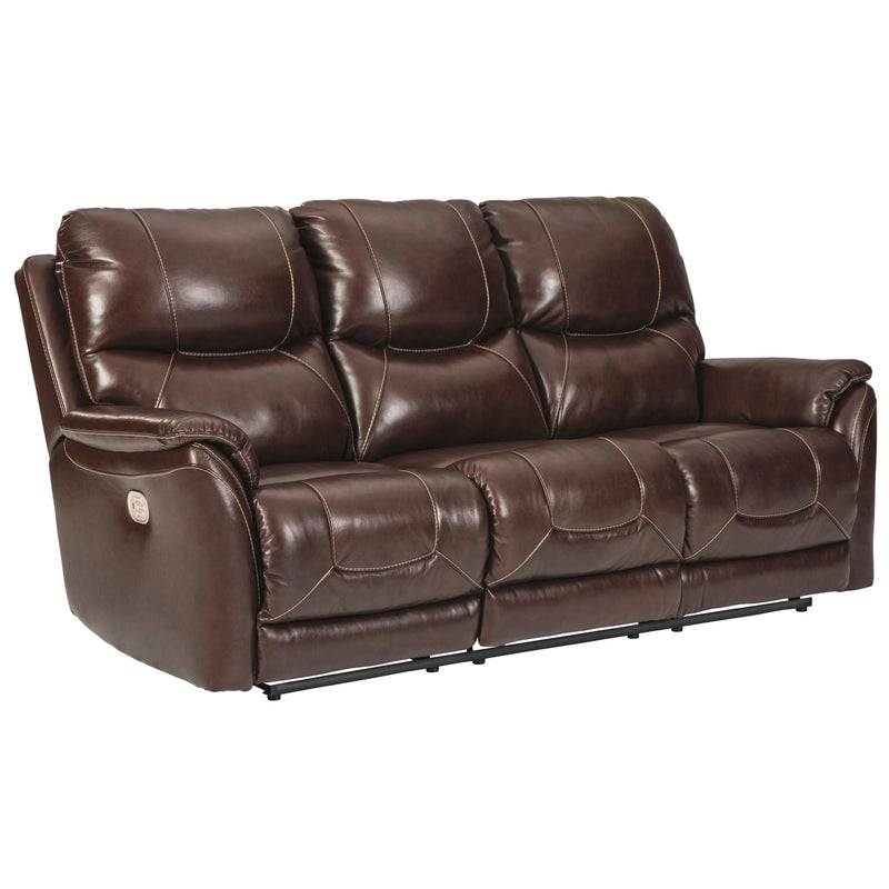 Signature Design by Ashley Dellington Power Reclining Leather Match Sofa U1150515 IMAGE 2