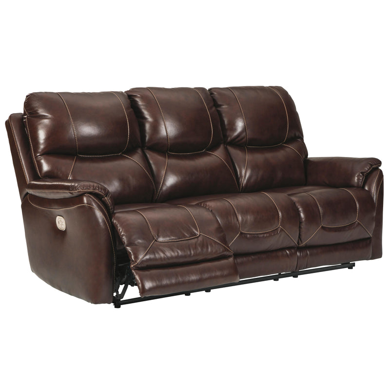 Signature Design by Ashley Dellington Power Reclining Leather Match Sofa U1150515 IMAGE 3