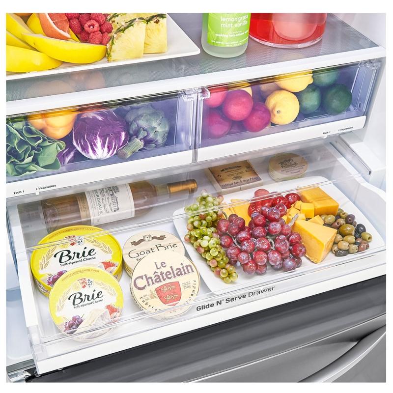 LG 33-inch 25 cu. ft. French 3-Door Refrigerator LRFNS2503V IMAGE 7