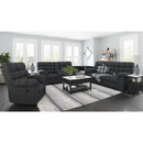  Signature Design by Ashley Wilhurst Reclining Fabric Loveseat with Console 5540394 IMAGE 11