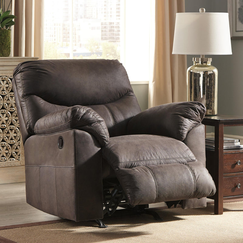 Signature Design by Ashley Boxberg Rocker Leather Look Recliner 3380325C IMAGE 4