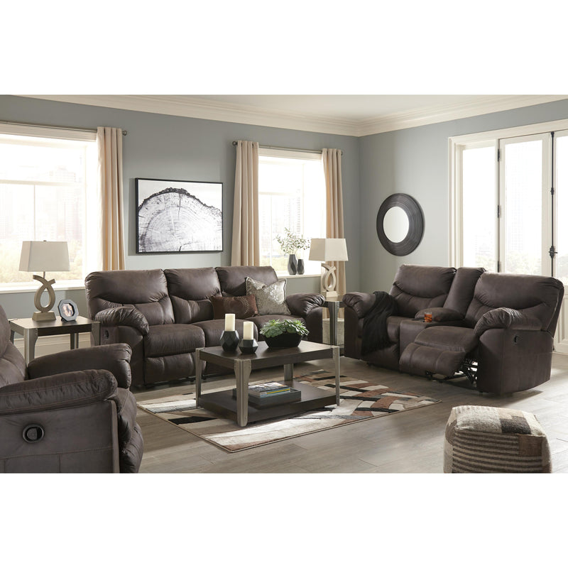 Signature Design by Ashley Boxberg Reclining Leather Look Sofa 3380388C IMAGE 10