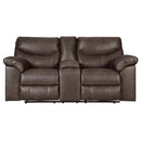 Signature Design by Ashley Boxberg 3380394 DBL Reclining Loveseat with Console IMAGE 1
