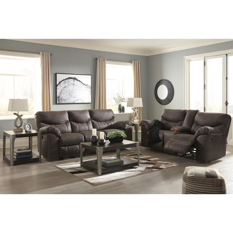 Signature Design by Ashley Boxberg Reclining Leather Look Loveseat 3380394C IMAGE 8