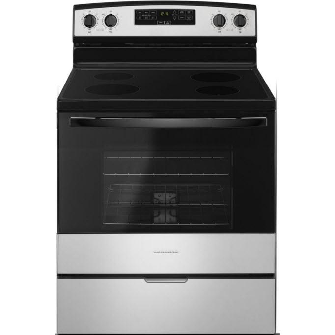 Amana 30-inch Freestanding Electric Range YAER6303MMS IMAGE 1