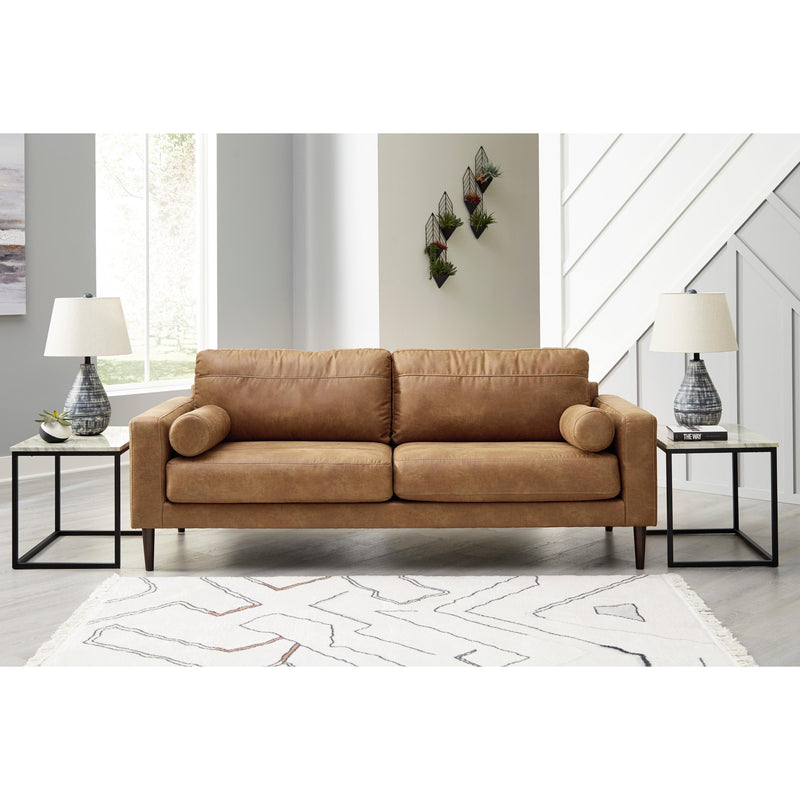 Signature Design by Ashley Telora Stationary Leather Look Sofa 4100238 IMAGE 5