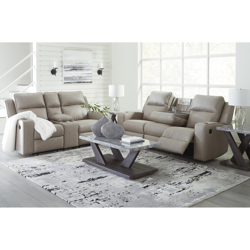 Signature Design by Ashley Lavenhorne Reclining Leather Look Sofa 6330789C IMAGE 14