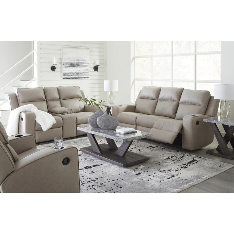 Signature Design by Ashley Lavenhorne Reclining Leather Look Loveseat 6330794C IMAGE 12