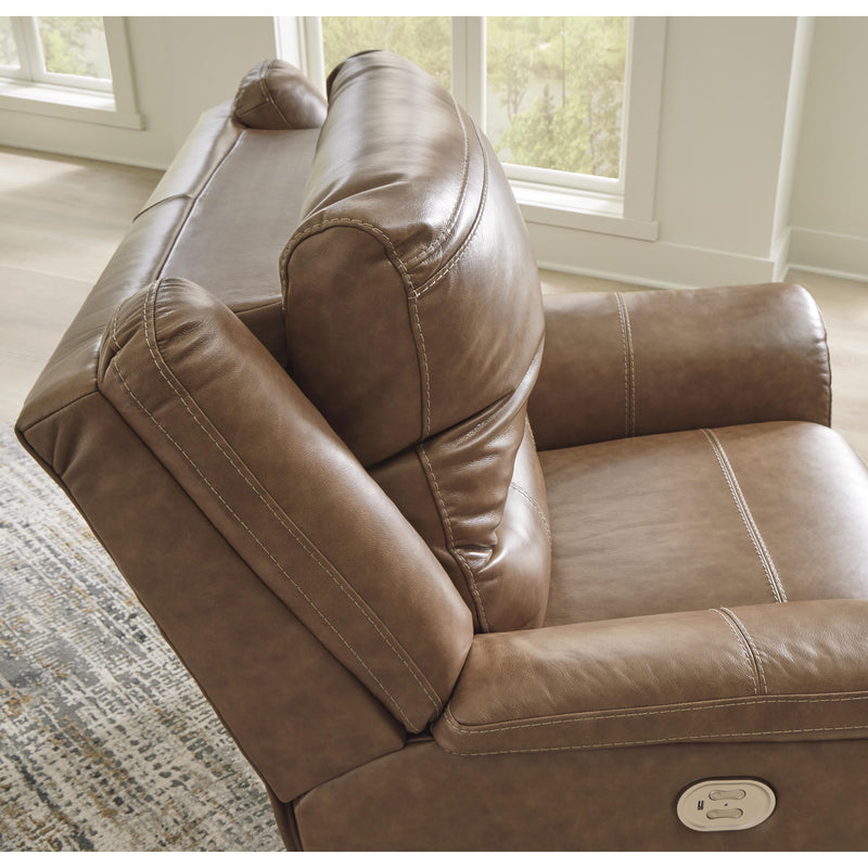 Signature Design by Ashley Trasimeno U8281518 Power Reclining Loveseat with Console and Adjustable Headrest IMAGE 10