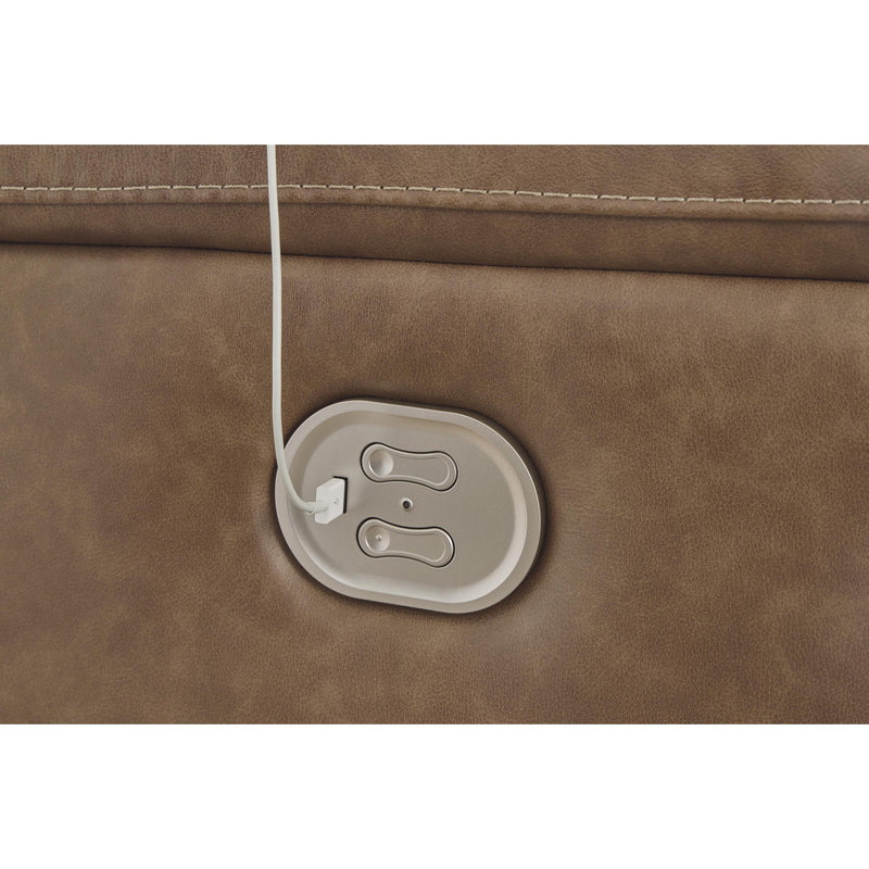 Signature Design by Ashley Trasimeno U8281518 Power Reclining Loveseat with Console and Adjustable Headrest IMAGE 8