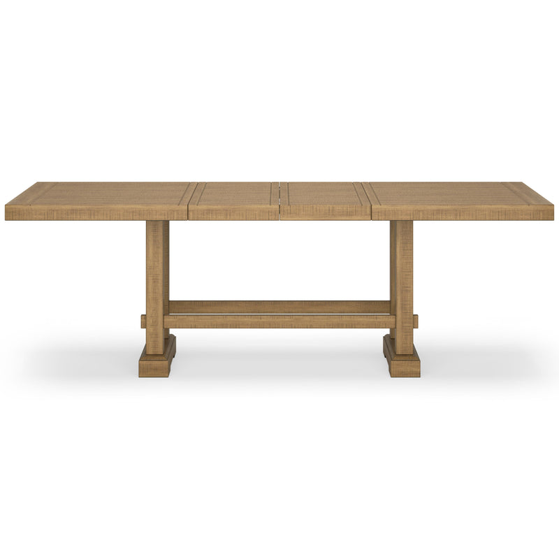 Signature Design by Ashley Havonplane Counter Height Dining Table with Trestle Base D773-32 IMAGE 2