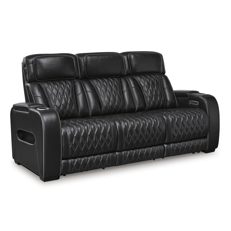 Signature Design by Ashley Boyington U2710615 Power Reclining Sofa with Adjustable Headrest IMAGE 1