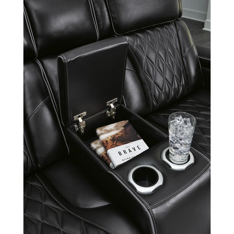 Signature Design by Ashley Boyington U2710618 Power Reclining Loveseat with Console and Adjustable Headrest IMAGE 9