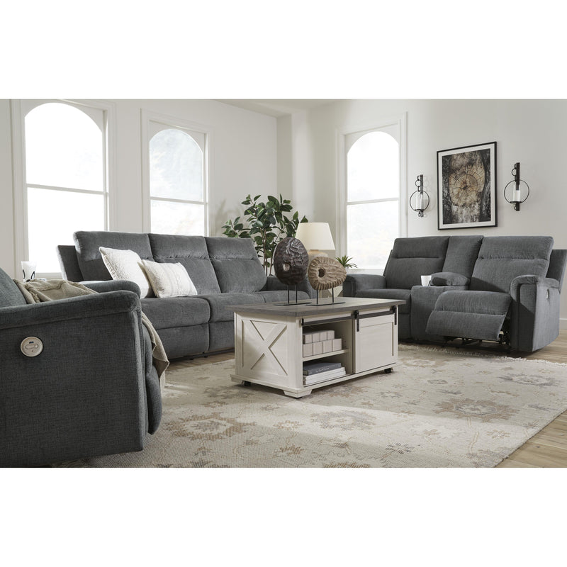 Signature Design by Ashley Barnsana Power Reclining Fabric Sofa 3320287C IMAGE 6