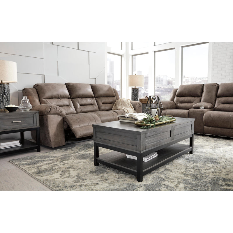 Signature Design by Ashley Stoneland Reclining Leather Look Loveseat 3990594C IMAGE 7