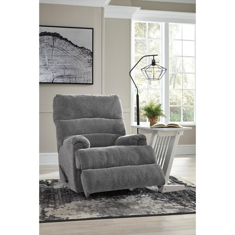 Signature Design by Ashley Man Fort Rocker Fabric Recliner 4660525C IMAGE 5