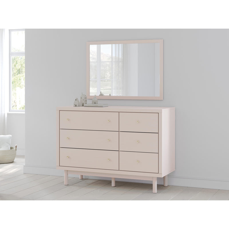 Signature Design by Ashley Wistenpine 6-Drawer Dresser with Mirror B1323-221/B1323-36 IMAGE 6