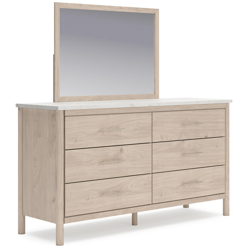 Signature Design by Ashley Cadmori 6-Drawer Dresser with Mirror B2615-231/B2615-36 IMAGE 1