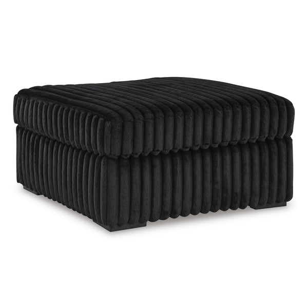 Signature Design by Ashley Midnight-Madness Fabric Ottoman 9810308 IMAGE 1