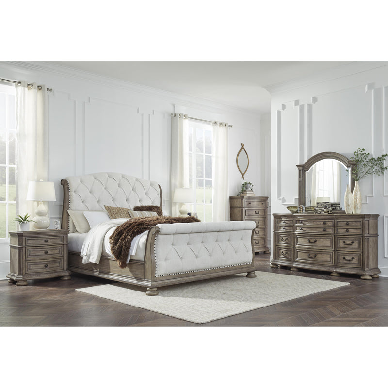 Signature Design by Ashley Ardenfield Bed Upholstered Sleigh Bed B944-58/B944-56/B944-97 IMAGE 10