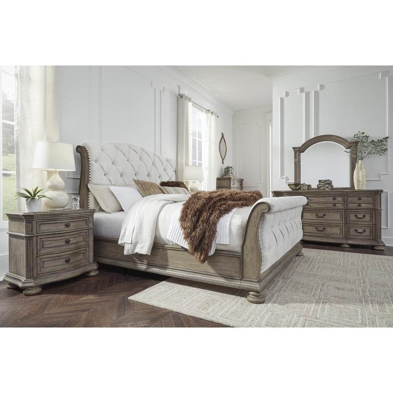 Signature Design by Ashley Ardenfield Bed Upholstered Sleigh Bed B944-58/B944-56/B944-97 IMAGE 7