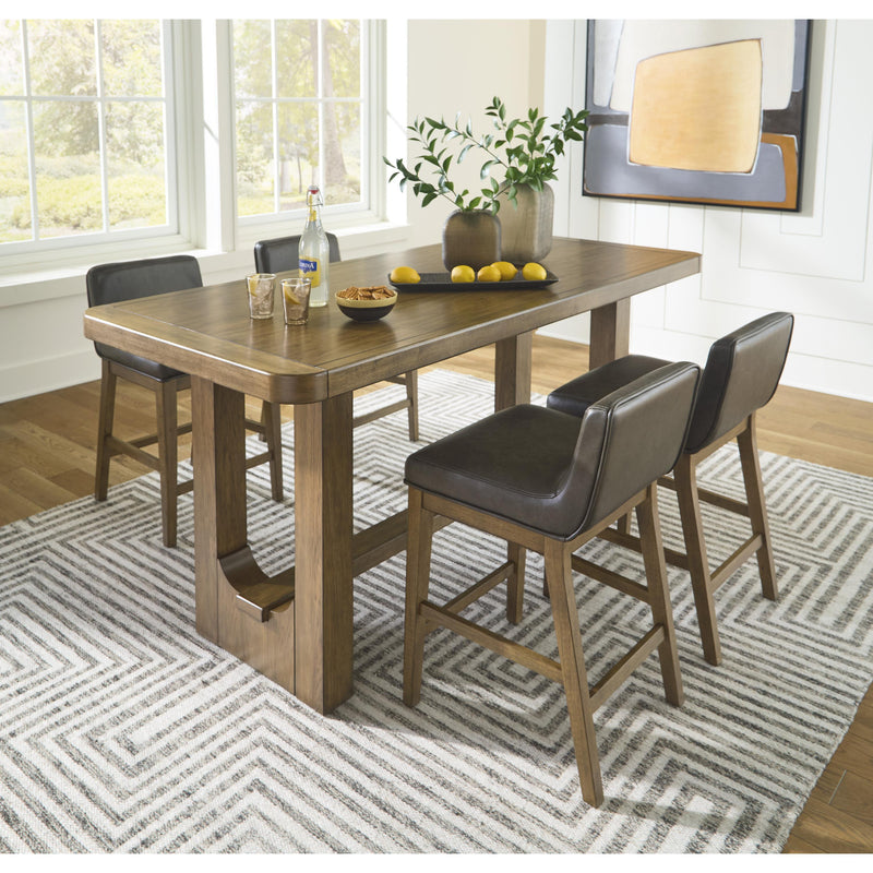 Signature Design by Ashley Cabalynn Counter Height Dining Table D974-13 IMAGE 9