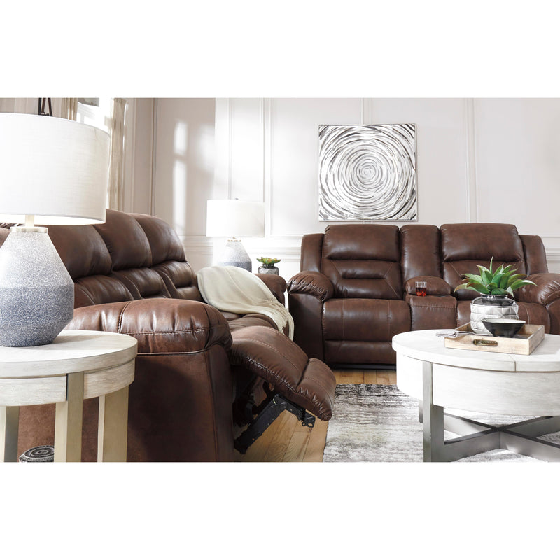 Signature Design by Ashley Stoneland Power Reclining Leather Look Sofa 3990487C IMAGE 7