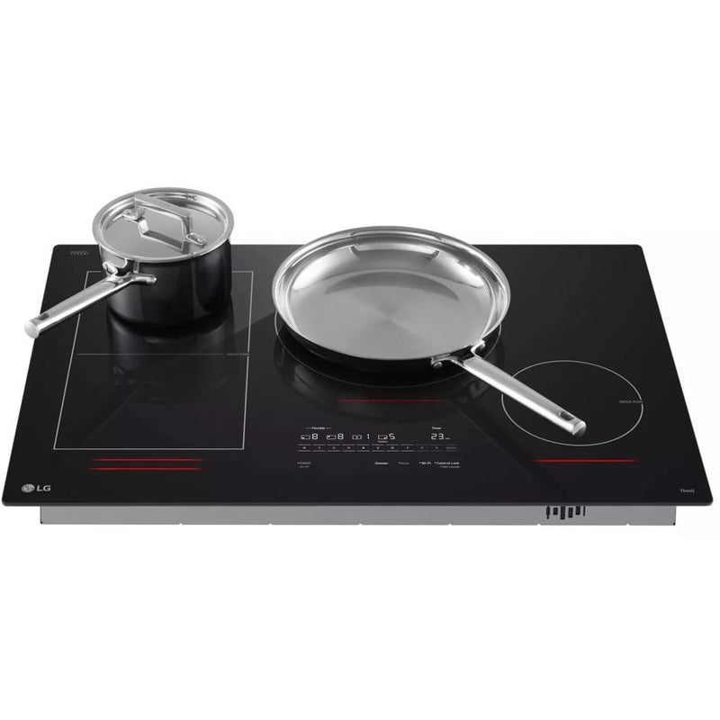 LG 30-inch Built-In Induction Cooktop with UltraHeat™ CBIH3017BE IMAGE 6