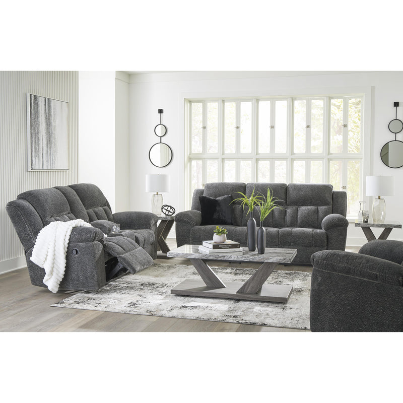 Signature Design by Ashley Frohn Reclining Fabric Loveseat with Console 3740694C IMAGE 14